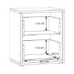 Forte Комода 50 см Sophistispace, біла, ACSK114-120 - Home Club, зображення 7