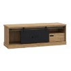 Forte Тв-тумба 160 см Kaszimiro, дуб Waterford/чёрный, KZMT221L-M328 - Home Club, изображение 5