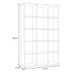 Forte Стелаж 110 см Net 106, чорний, MXXR431-Z13M - Home Club, зображення 4