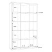 Forte Стелаж 110 см Net 106, чорний, MXXR431-Z13M - Home Club, зображення 5