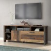 Forte Вінтажна шафа для телевізора в стилі лофт, 160 см, Clif Old – Wood Vintage/Beton, CLFT235-C546 - Home Club