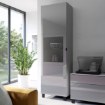 Forte Витрина 60 см Poole, серый/стекло светло-серого цвета Opti, ENJV811-M534 - Home Club, изображение 2