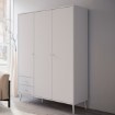 Forte Шафа 155 см Harllson, біла, HLTS731LEC-Z12 - Home Club, зображення 2