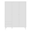Forte Шафа 155 см Harllson, біла, HLTS731LEC-Z12 - Home Club, зображення 5