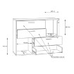 Forte Комода 125 см Skive «Античний дуб»/Touchwood, SKVK46-P74 - Home Club, зображення 7