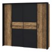 Forte Шкаф 210 см Hayato, черный/альпийская ель, JBMS32331-M215 - Home Club, изображение 6