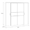 Forte Шкаф 210 см Hayato, черный/альпийская ель, JBMS32331-M215 - Home Club, изображение 7