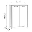 Forte Шкафчик 90 см Clif Old – Винтажное дерево/бетон, CLFR325-C546 - Home Club, изображение 5