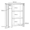Forte Шкафчик 90 см Clif Old – Винтажное дерево/бетон, CLFR325-C546 - Home Club, изображение 6