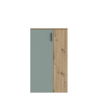 Forte Шкафчик для обуви 70 см Net106, дуб Artisan/шалфей, BTS321-M934 - Home Club