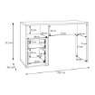 Forte Письменный стол, WEXB222-M820 - Home Club, изображение 7