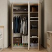 Forte Шафа 130 см Wexlin Пісочний/Дуб Mauvella, WEXS831-M820 - Home Club, зображення 2