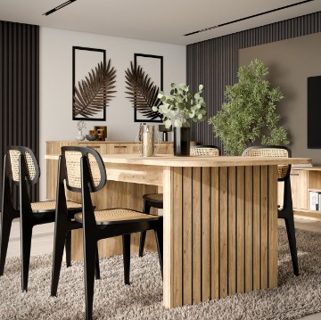 Forte Стол 180 см Formswift, дуб «Маувелла», TBLT7128-D108 - Home Club