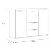 Forte Скандинавский комод 130 см Winnie, WNK26-C830 - Home Club, изображение 7