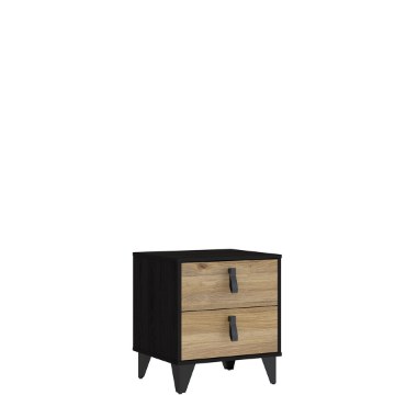 Forte Приліжкова тумба 50 см з шухлядами Lya Дуб Cabezone/Дуб Mauvella, LYAK011-M686 - Home Club