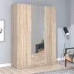 Forte Шафа з дзеркалом і шухлядами 150 см Cadixo Дуб Сонома, CDXS83S-D30 - Home Club