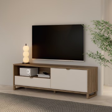 Forte Тв-тумба 180 см Mareda, дуб «Валенсия»/песочный, MAQT121R-M966 - Home Club