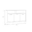 Forte Комод 140 см Joadakis, дуб «Катания», JDKK2311-D89 - Home Club, изображение 4