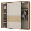 Forte Шкаф 231 см Ricciano «Дуб Элегантность»/«Песочный», RCQS92413B-Q313 - Home Club, изображение 4