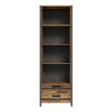 Forte Стелаж із шухлядами Clif Old – Wood Vintage/Бетон, CLFR713-C546 - Home Club