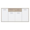 Forte Комод 165 см Antuza, белый/дуб Сонома, NTU241-Q45F - Home Club, изображение 2