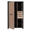 Forte Шкафчик 90 см с ящиками Black Hill «Слива» Comano/Черный, BLHS5211-C876 - Home Club, изображение 3
