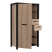 Forte Шкафчик 90 см с ящиками Black Hill «Слива» Comano/Черный, BLHS5211-C876 - Home Club, изображение 5