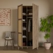 Forte Шафа для одягу, GLKS822L-Q249 - Home Club, зображення 3