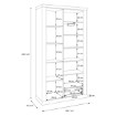 Forte Шафа 110 см Pontypool Білий/Дуб «Ріва», PNTS822-Q214 - Home Club, зображення 9