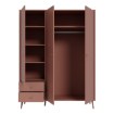 Forte Шкаф 155 см Harllson, цвет «теракота», HLTS731LEC-U72 - Home Club, изображение 5
