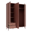 Forte Шкаф 155 см Harllson, цвет «теракота», HLTS731LEC-U72 - Home Club, изображение 7