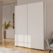 Forte Шкаф с раздвижными дверцами, 150 см, белый, HMNS72231-120 - Home Club