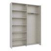 Forte Шкаф с раздвижными дверцами, 150 см, белый, HMNS72231-120 - Home Club, изображение 8