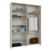 Forte Шкаф с раздвижными дверцами, 150 см, белый, HMNS72231-120 - Home Club, изображение 9