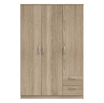 Forte Шкаф с полками и ящиками Niko, дуб «Сонома», NIKS84-D30F - Home Club