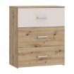 Forte Комода 75 см Tanaia, дуб Artisan/пісочний, IRDK211-Q225 - Home Club, зображення 4