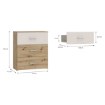 Forte Комода 75 см Tanaia, дуб Artisan/пісочний, IRDK211-Q225 - Home Club, зображення 7