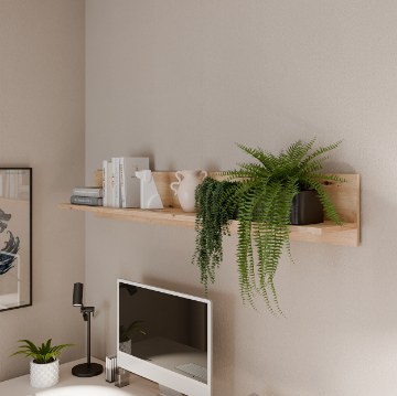 Forte Полка 140 см Archbox «Дуб Artisan», VTUB01-D78 - Home Club