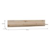 Forte Полиця 140 см Archbox Дуб Artisan, VTUB01-D78 - Home Club, зображення 6