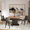 Forte Раздвижной стол 140x90 см Duro, дуб Riviera/дуб Cabezone, TBLT7120-M954 - Home Club