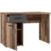 Forte Вінтажний лофт-стіл 110x60 см із шухлядою та шафкою, WNB935-C754 - Home Club, зображення 5