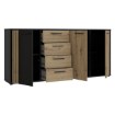 Forte Комода 180 см Cardigan, дуб Artisan/чорний, CDGK241-M624 - Home Club, зображення 5