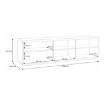 Forte Шкафчик 185 см Auriquet «Дикий дуб натуральный» / «Чёрный», AUQT131R-Q362 - Home Club, изображение 7
