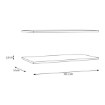 Forte Полки 105 см Chisbury, серые, BHLZ105-A06 - Home Club, изображение 6