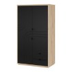 Forte Шкаф 115 см Auriquet «Дикий дуб натуральный» / «Чёрный», AUQS821L-Q362 - Home Club, изображение 11