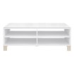 Forte Столик 110 см Poole, білий / біле скло Optiwhite, CFTT5025-C605 - Home Club, зображення 2