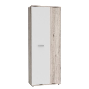 Forte Шкаф 70 см Net106 «Песчаный дуб»/«Белый», MS157-P79F - Home Club