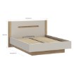 Forte Каркас ліжка з підйомним матрацом, EDWL1163-M820 - Home Club, зображення 8