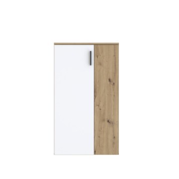 Forte Шкафчик для обуви 70 см Net106, дуб Artisan/белый, BTS321-C830 - Home Club