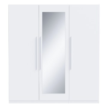 Forte Шкаф с зеркалом 180 см Helen, белый, HLNS931-120 - Home Club